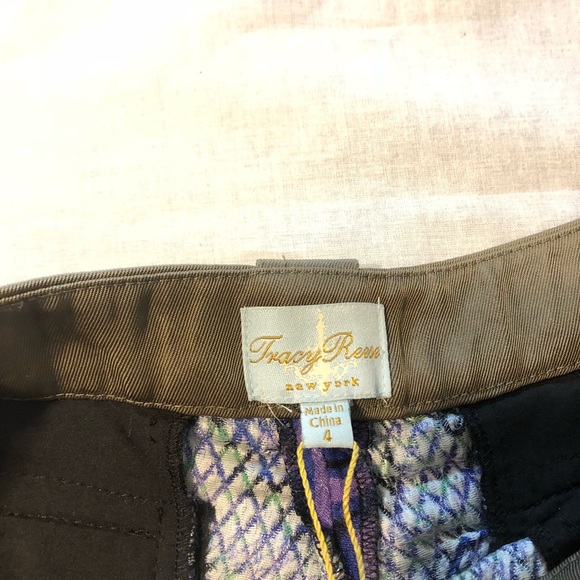 Tracy Reese Multi-color pants with defects E4 - Picture 2 of 8